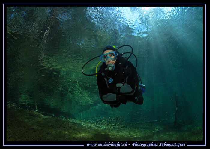 Exploring the Fersteinsee in Austria. Cristal Clear water... by Michel Lonfat 