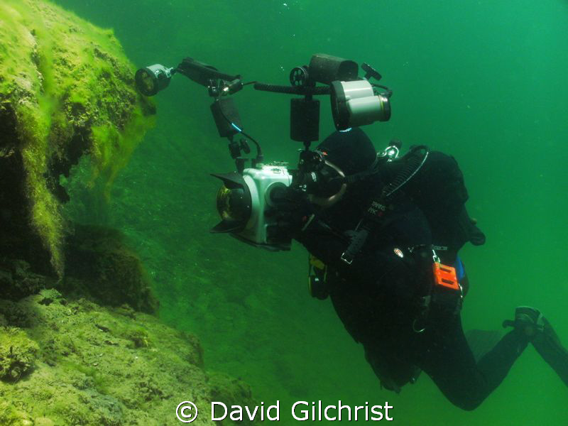The Underwater Photographer-Image # 2 by David Gilchrist 