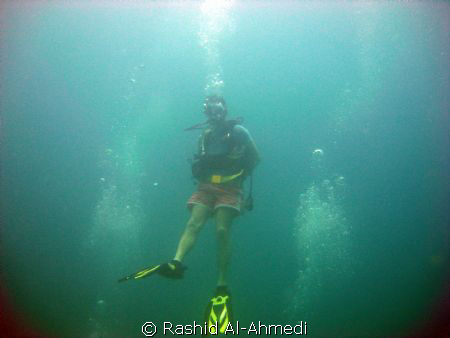 confidant diver by Rashid Al-Ahmedi 