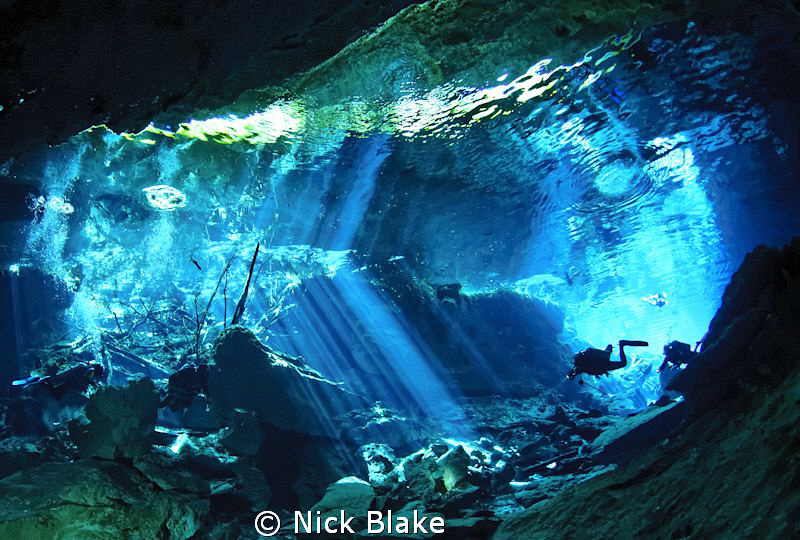 Kukulkan Cenote, Yucatan, Mexico. by Nick Blake 
