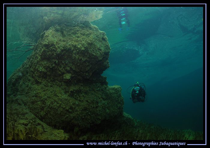 Lake diving in Austria... :O)... by Michel Lonfat 