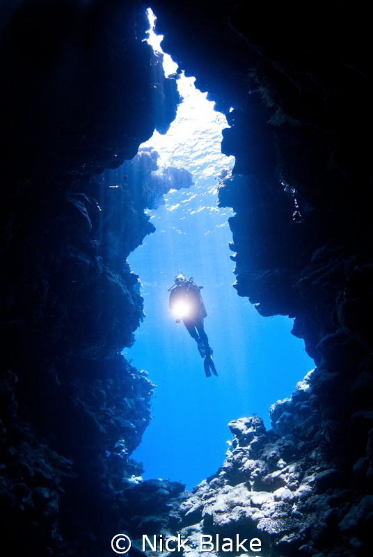Diving the Jackfish Alley Caves, Red Sea by Nick Blake 
