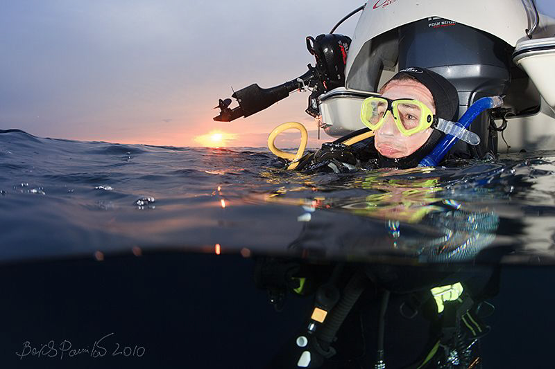 Buddy... 
after dive with octopus on Boisman reef
Thank... by Boris Pamikov 
