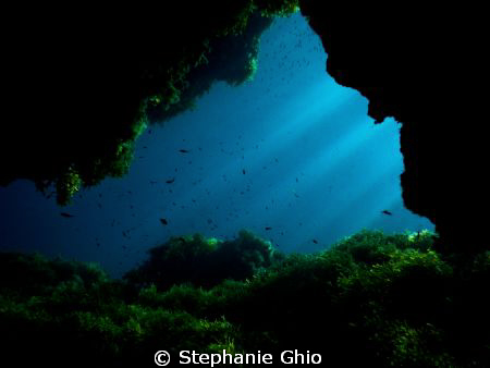A Glimpse of Serenity - Ghar Lapsi (Lapsi Cave), Malta by Stephanie Ghio 