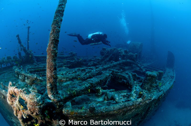 Lina Wreck on Cres Island Croazia by Marco Bartolomucci 