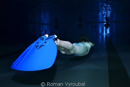 training young  with Monofin by Roman Vyroubal 