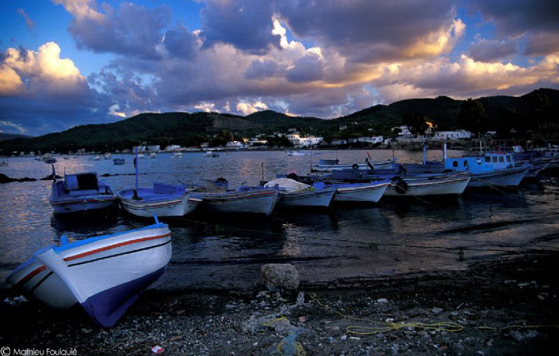 Ras el Bassit harbor at twilight (Syria) by Mathieu Foulquié 