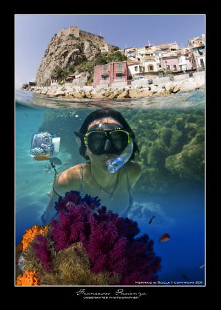Mermaid in Scilla. Above&Below by Francesco Pacienza 