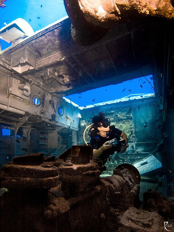 "Inside the wreck"
( Coastguard Patrol Boat No 119 in Ka... by Rico Besserdich 