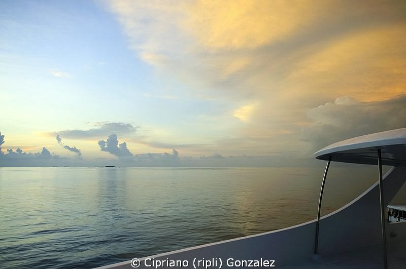 sunset aboard by Cipriano (ripli) Gonzalez 