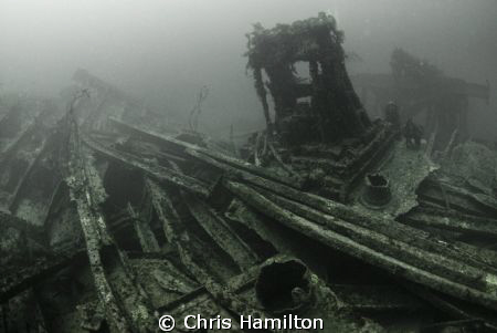 The S.S. Bohemain struck a ledge in a storm and broke up ... by Chris Hamilton 