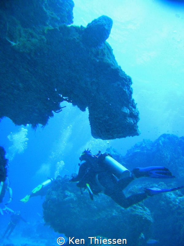 Where divers come from. . . the diver spout. by Ken Thiessen 