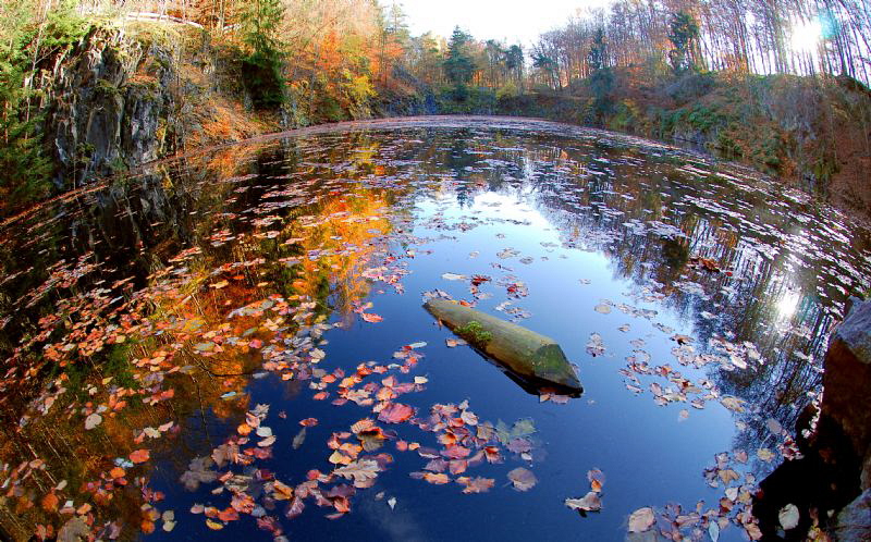 small Lake in Germany by Andreas Kutsch 