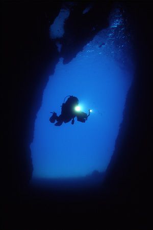 Avoiding the crowds. Mgarr ix xini cave, Gozo. Taken with... by James Garland 