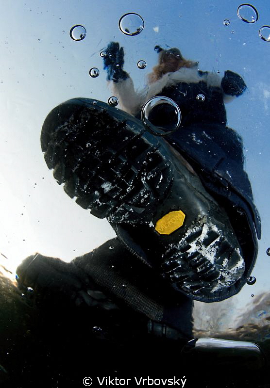 The view through the ice... by Viktor Vrbovský 