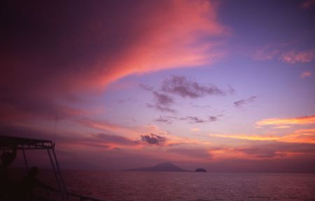 While we were aboard the Star Dancer in PNG, the smoking ... by Jerry Hamberg 