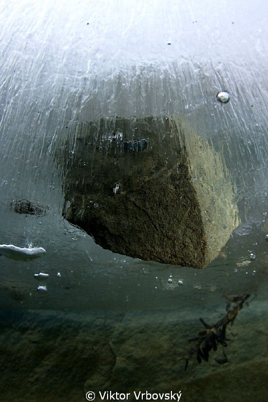 Stone in the ice... by Viktor Vrbovský 