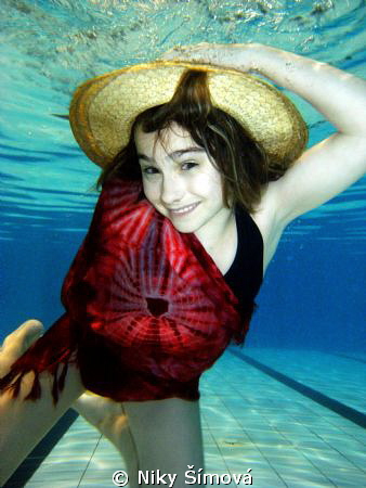 One night in the swimming pool by Niky Šímová 