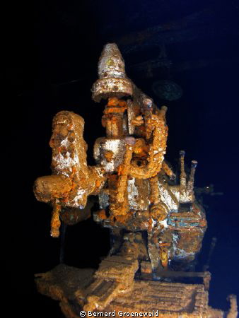 This photo was taken in the engine room of the Millionhop... by Bernard Groenewald 