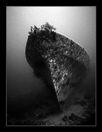 Bow section of the Satil, an Israeli Navy ship in Eilat. by Johannes Felten 
