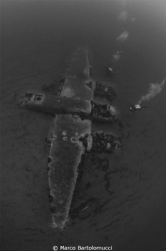 Junkers 88G WRECK - Ionian Sea  Italy by Marco Bartolomucci 