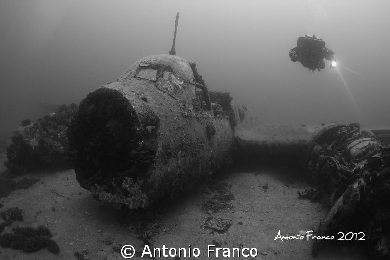Wreck Junkers 88 II WAR by Antonio Franco 