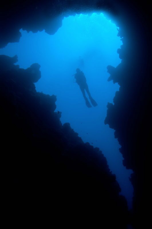 'Canyon' near the Blue Hole, Dahab by Paul Colley 