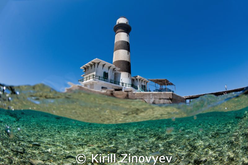 Lighthouse on Big Brother Island by Kirill Zinovyev 