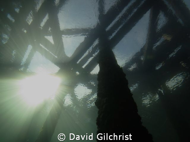 Under the Piers, Swing Bridge site, Welland Scuba Park by David Gilchrist 
