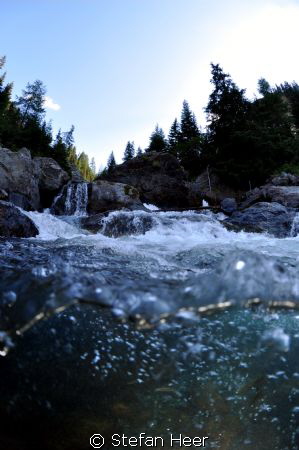 Marmorera - The rever Julia which flows into the lake of ... by Stefan Heer 