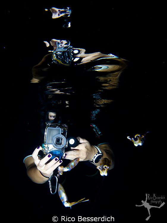 "UW Photographer v/s the Squids" by Rico Besserdich 