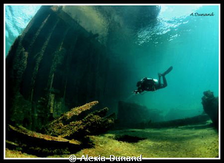 Temple hall wreck, Arrecife, Canary Islands. by Alexia Dunand 