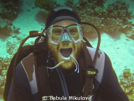 Diver cleaning station by Babula Mikulova 