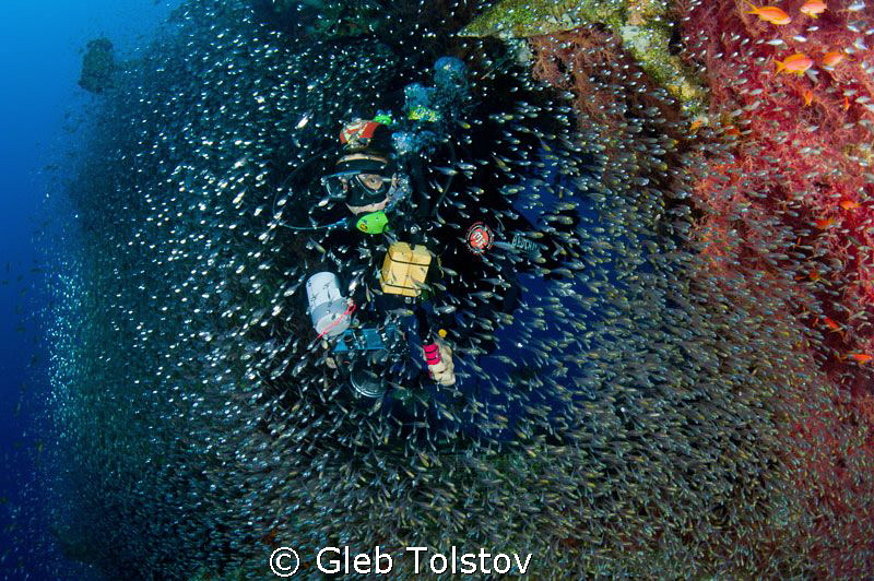 Trough the cloud by Gleb Tolstov 