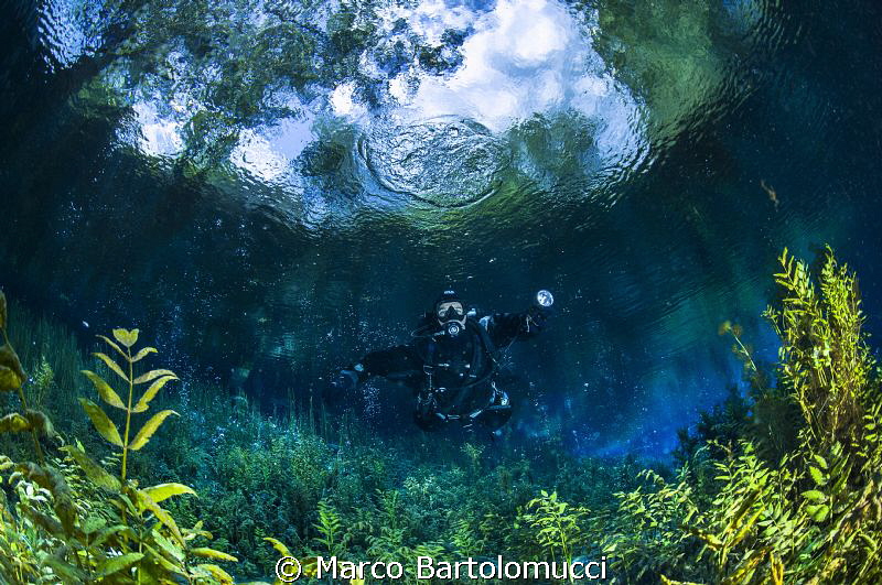 San Giorgio a Liri Lake, a little spring in the center of... by Marco Bartolomucci 
