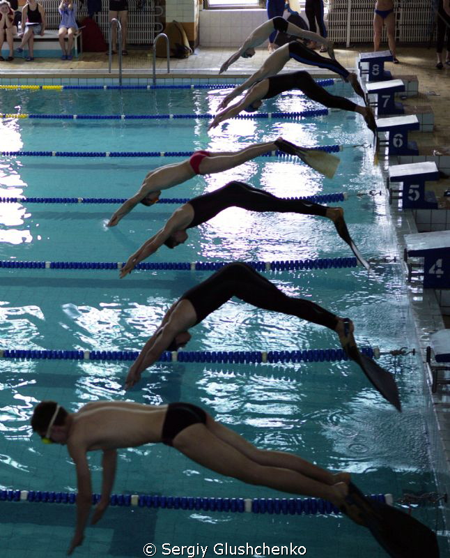 Finswimming by Sergiy Glushchenko 