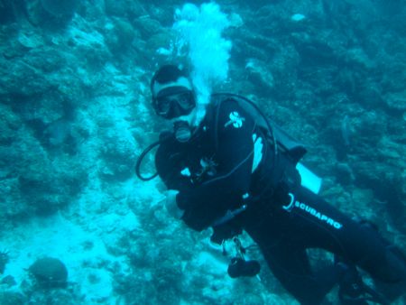 Posing in Curacao by Kelly N. Saunders 