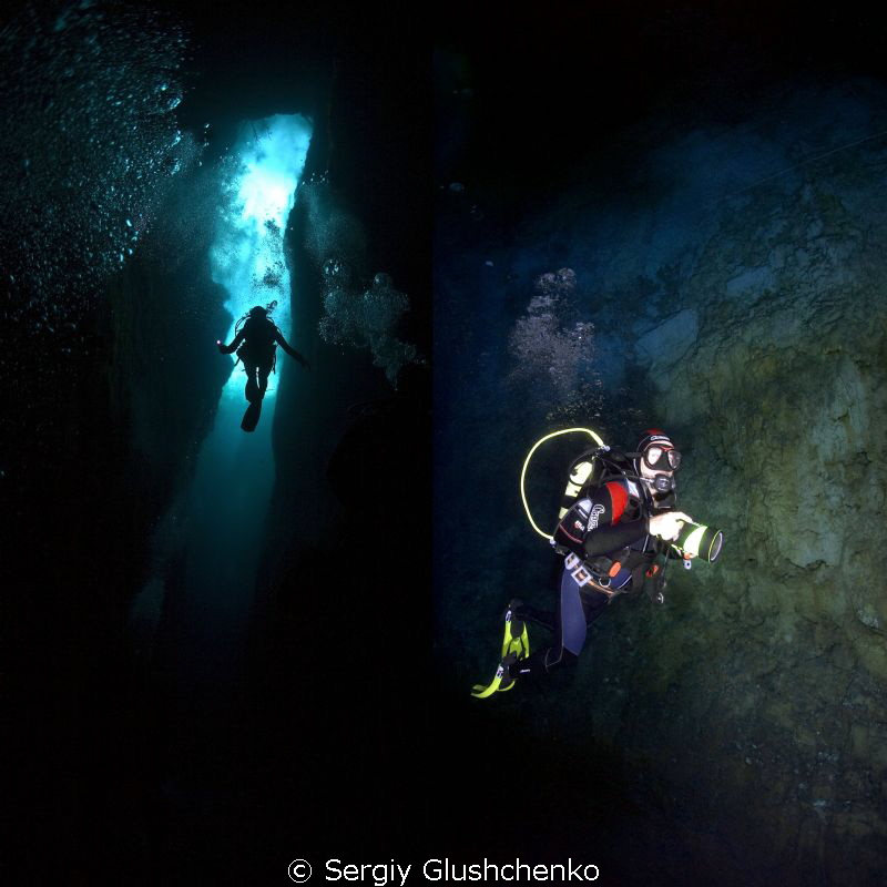 Cavediving by Sergiy Glushchenko 