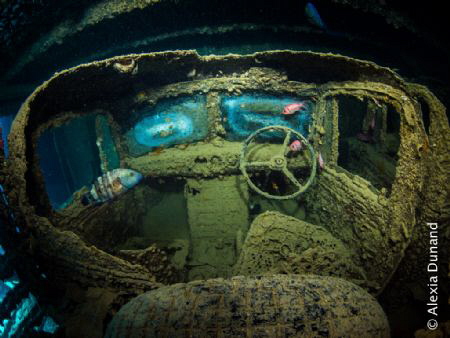 A truck that will never drive again.
SS Thistlegorm, Red... by Alexia Dunand 