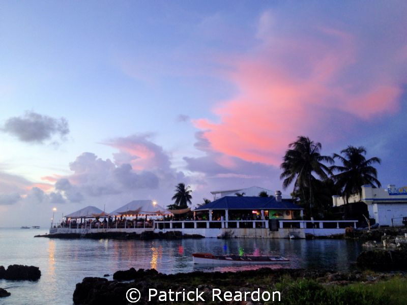 Après dive dinner view.  Georgetown, Grand Cayman. by Patrick Reardon 