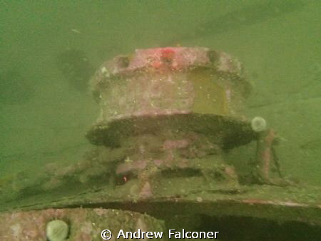 Anchor and capstan from World War 1 German Cruiser scuttl... by Andrew Falconer 