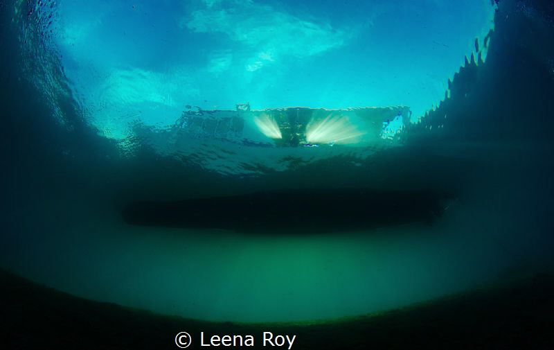 The celestial boat by Leena Roy 