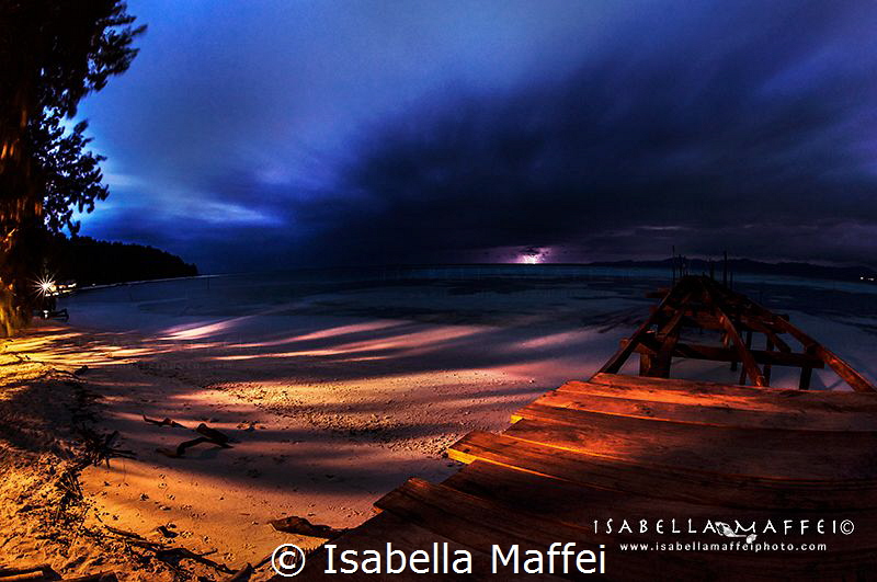 "THE QUIET STORM"
Raja Ampat, night photography by Isabella Maffei 