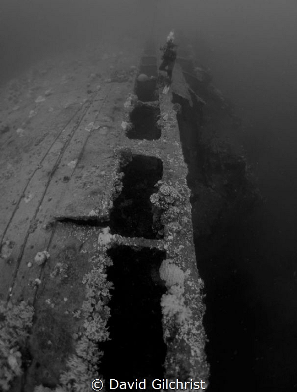 Last look at the Rio de Janeiro Maru, Chuuk by David Gilchrist 
