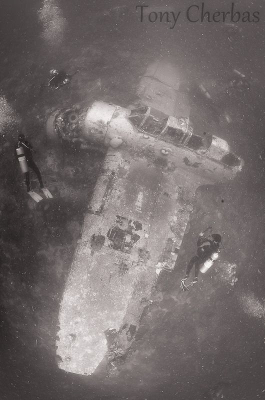 Jake Seaplane, Palau. Composed on a freedive by Tony Cherbas 