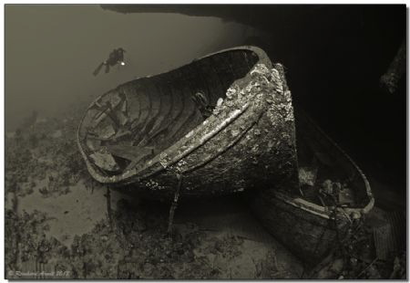 - Salem Express -
Unused life-boats next to the wreck of... by Reinhard Arndt 