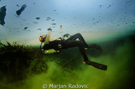 "Under the ICE" - Plitvice lake - Croatia by Marjan Radovic 