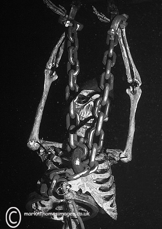 Jack Sparrow - The Rez, total darkness diving. by Mark Thomas 