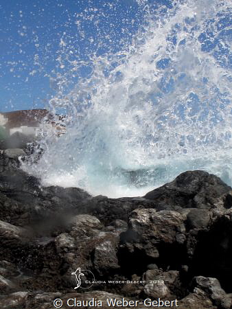 splash - getting wet... by Claudia Weber-Gebert 