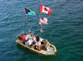A ferry ride, compliments of “Action Jesus”. Photo was taken by my buddy Reed on the Agua Cat in May 2005 